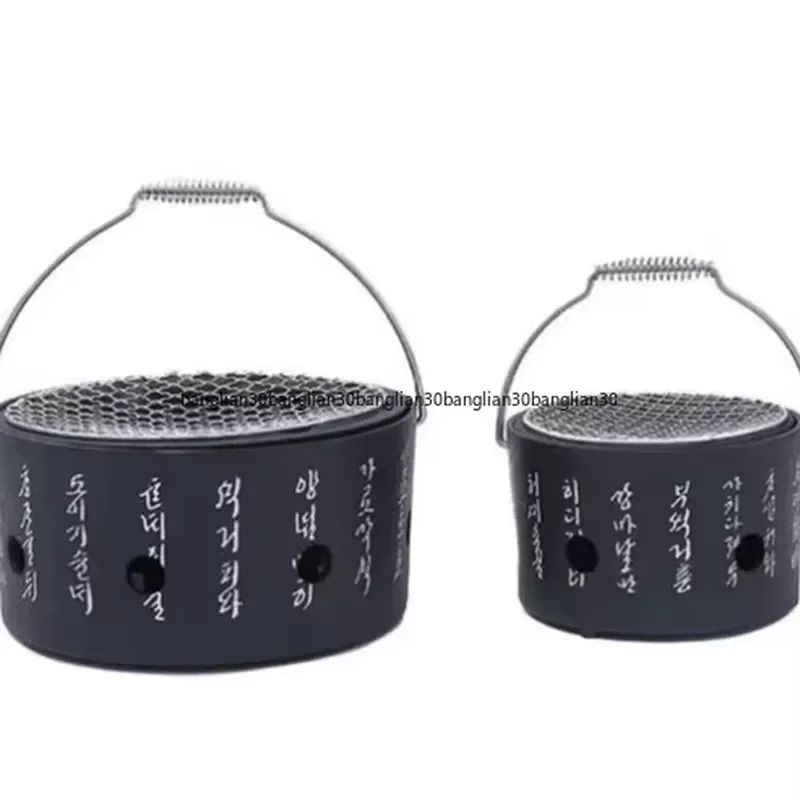 Circular Stove with Japanese Charcoal Grill for Brewing Tea for Home and Outdoor Use