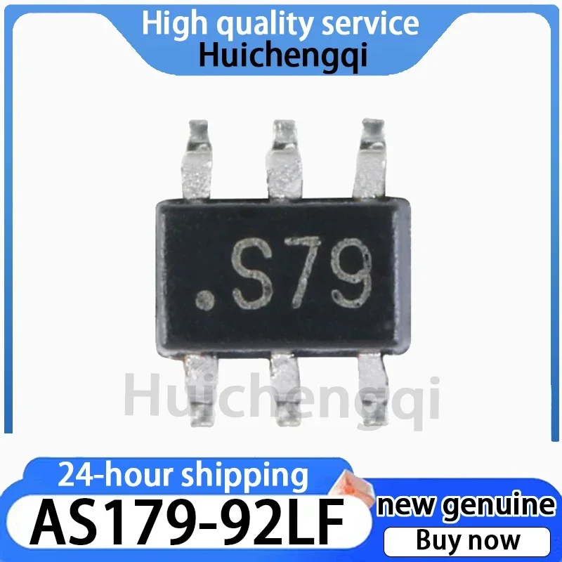 10PCS Genuine Patch AS179-92LF SOT-363 Single Pole Double Throw (SPDT) RF Switch Chip