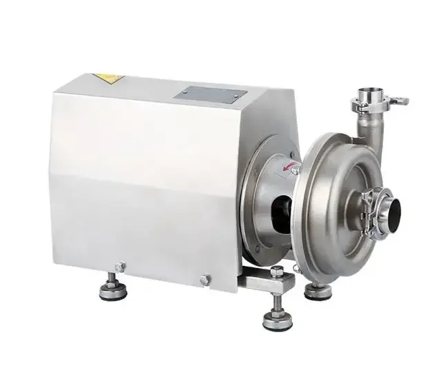 High Speed Food Grade Open impeller Liquid Transfer Pump Stainless Steel 304 316L Sanitary Centrifugal Pump