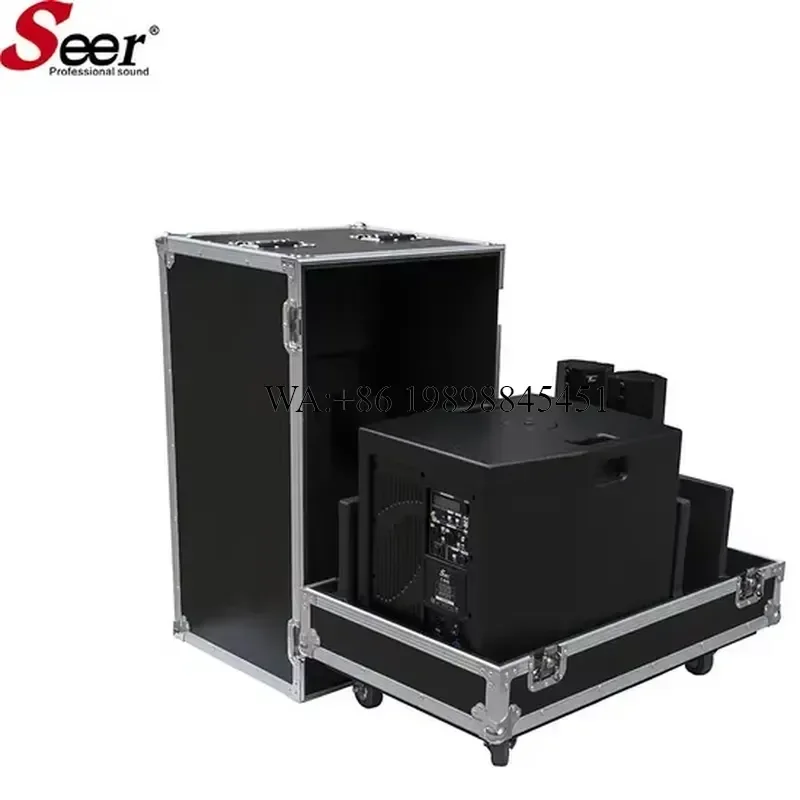 WMWMNU Professional Active Line Array Speaker Flight Case Aluminum Plywood Waterproof Custom OEM/ODM Guangdong Origin Other