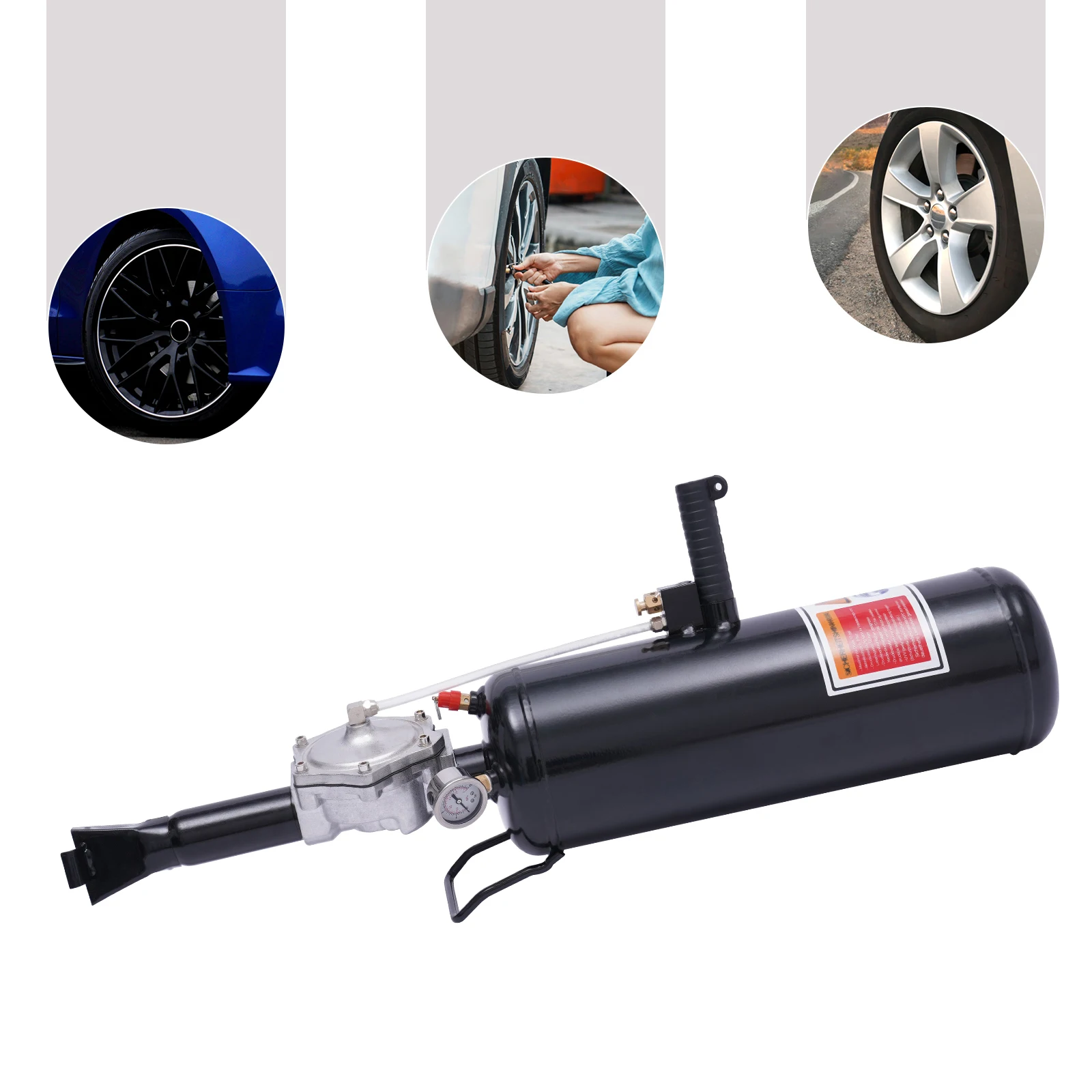 

Tire Air Blaster 8L Air Tire Bead Seater 2.1Gallon Blaster Tool Trigger Seating Inflator Repair