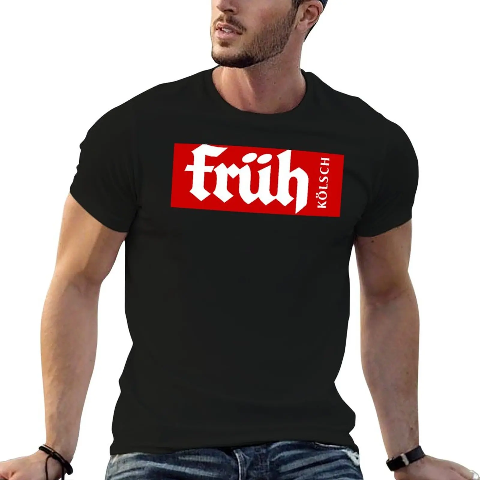 Camiseta kolsch-fruh, camiseta de algodón para hombre, camisetas para hombre, camisetas gráficas para hombre