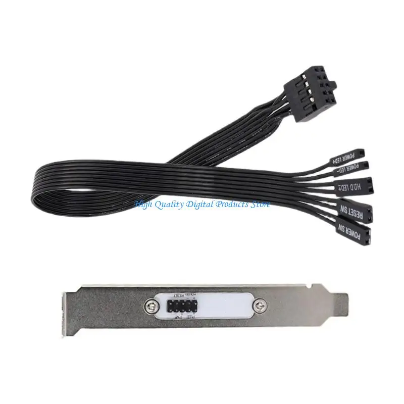 u2je簡単なインストールPCケースのフルハーフハイト用の外部電源スイッチングケーブル