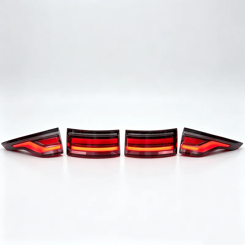 For High-Spec LED Tail Lights with Red Lens 5000 Lumens for New 2018 Lan-d Ro-ver Discovery 5 Upgrade
