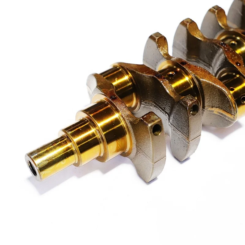 Auto parts  2KD   crankshaft  Yellow golden  alloy  crankshaft  OEM 13401-30020 fit for toyota  car