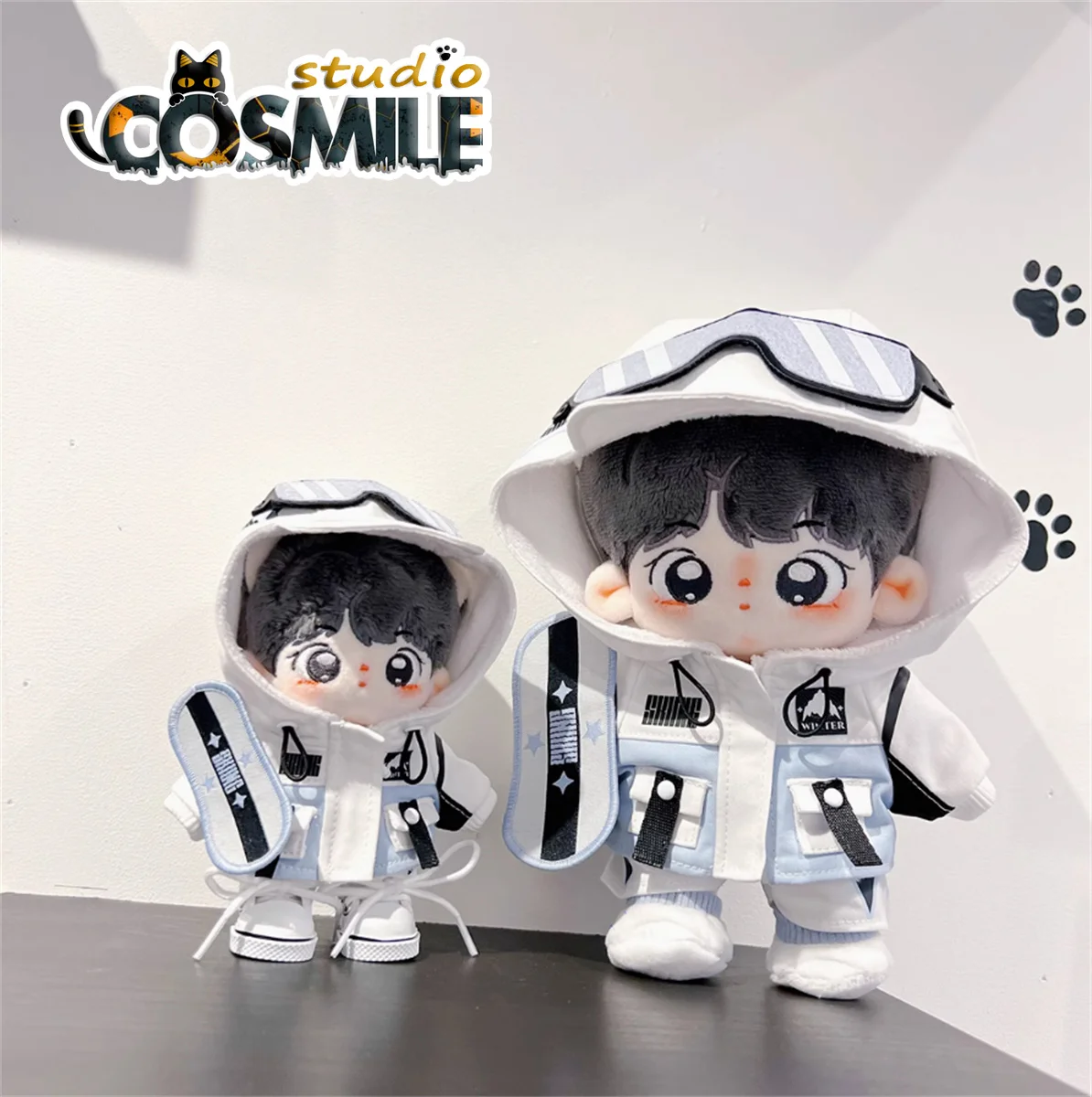 Kpop Star Idol Yibo Xiao Zhan Ski Wear Suit Costume for Stuffed Plush 10cm 15cm 20cm Doll Accessories Doll's Clothes Clothing FS