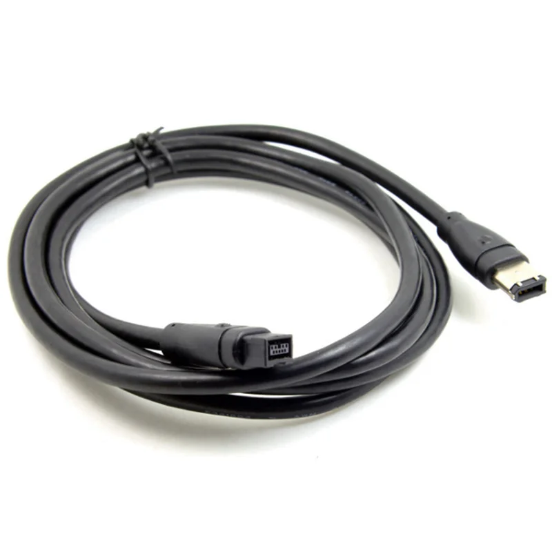 

A01F-2X Кабель Firewire IEEE 1394B Кабель для передачи данных с 9-контактным разъемом и 6-контактным разъемом 800 Мбит/с (1,8 метра)