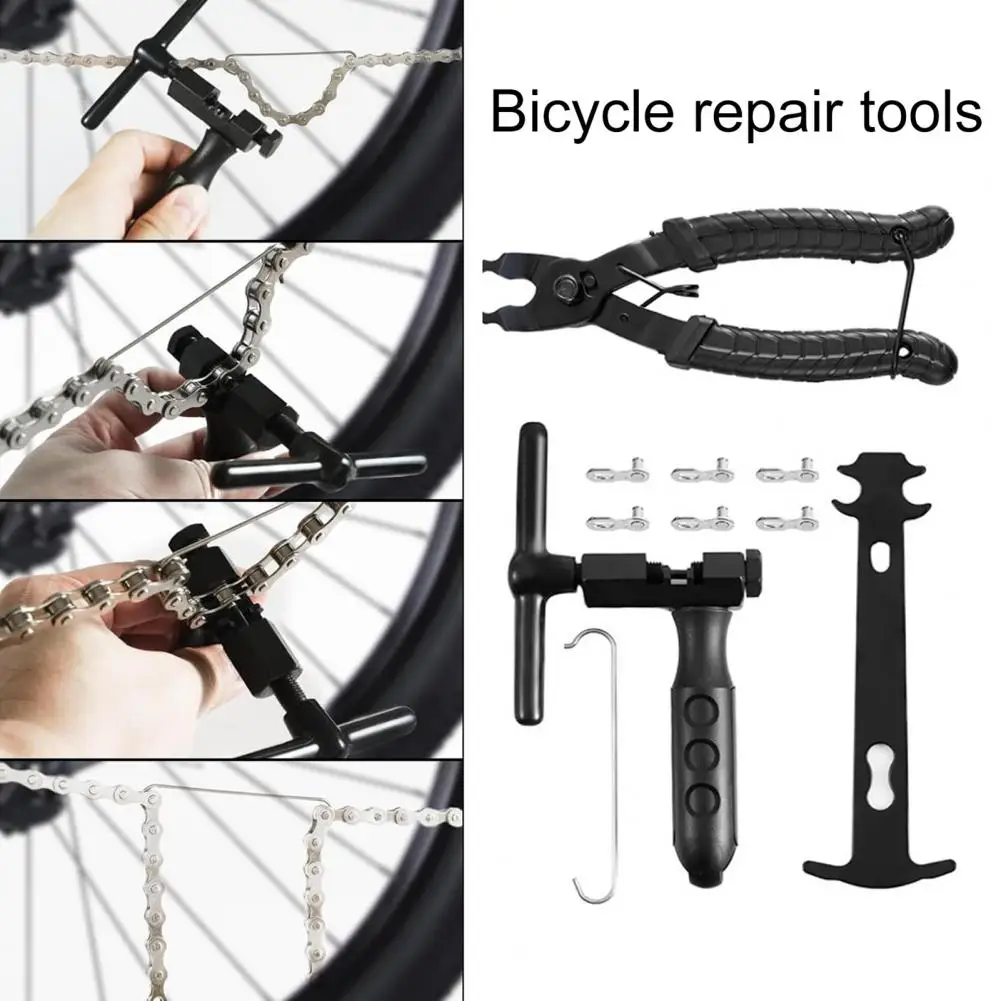 Bike Chain Repair Pliers Bicycle Repair Tool Set Bike Chain Tool Set Link Pliers Breaker Splitter Cutter Checker Mountain Road