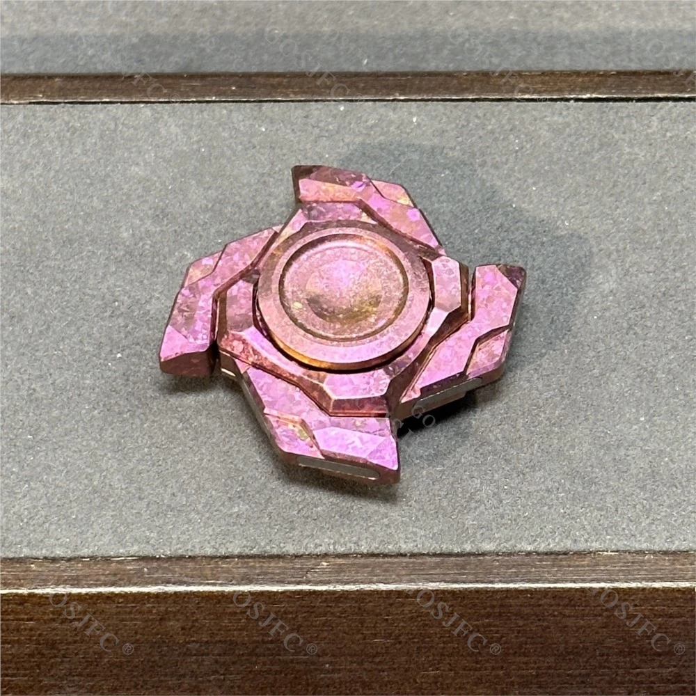 Hope EDC Haze 3.0 คริสตัลไทเทเนียมแม่เหล็กดูดเปิด Fidget Spinner Fidget ของเล่นสําหรับผู้ใหญ่ความวิตกกังวลของเล่น