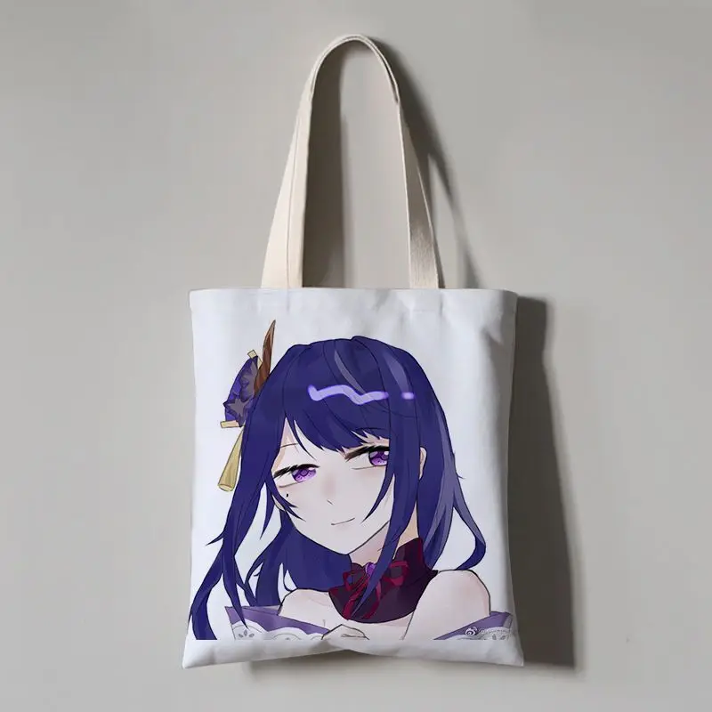 Genshin Impact Merchandise Inazuma Raiden Shogun Baal Milk Groove Sheath Anime Two-Dimensional Single Shoulder Handheld Canvas