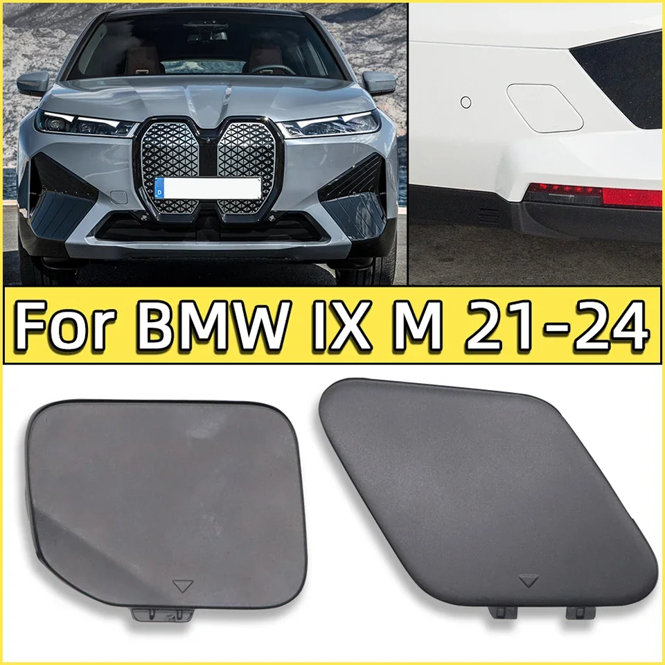 

Bumper Towing Hook Cover For BMW IX M-Sport 2021 2022 2023 2024 Hauling Cap Trim Shell 51115A3AE01 51125A2F3B7 Painted