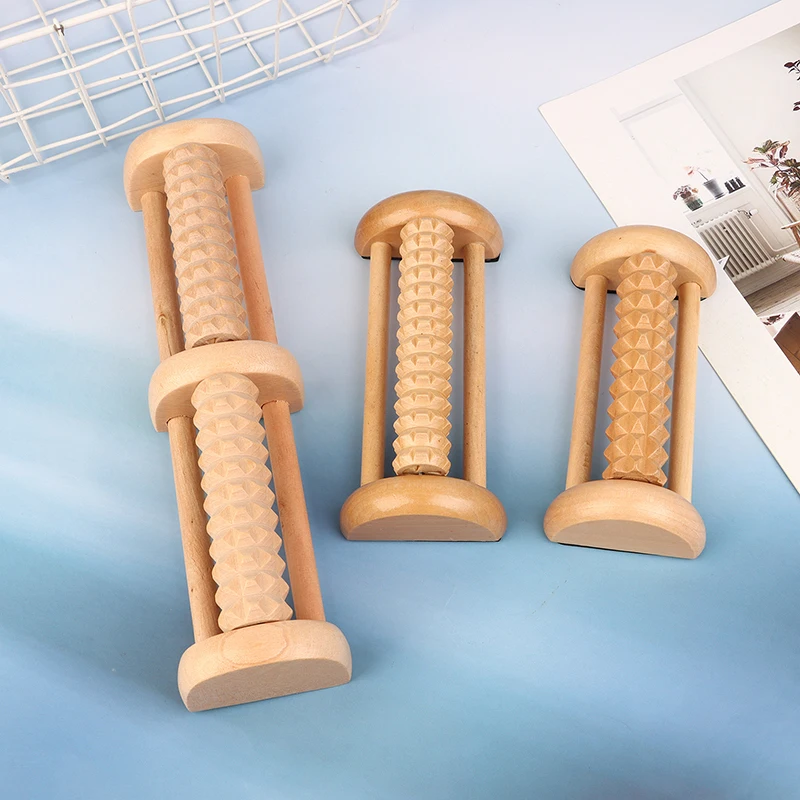 Foot Sole Massager Relieves Plantar Fasciitis Wooden Roller Type Solid Wood Foot And Leg Massager Acupoint Ball Travel Type Foot