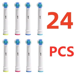 Electric Toothbrush Replacement Brush Heads Refill For Oral Toothbrush Heads 8/12/16/20/24Pcs Toothbrush Head