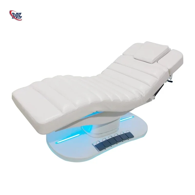 Luxury Custom 4 Motors Facial Medical Aesthetic Bed Electric Beauty Salon Cosmetic Bed Massage Table for Eyelash Treatment