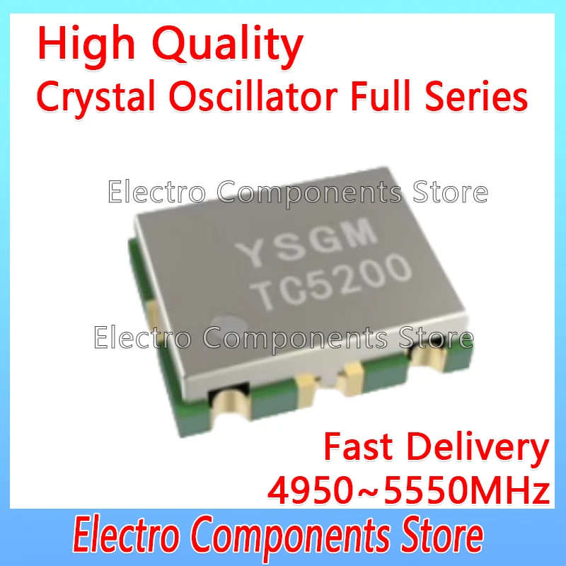 YSGMTC5200 VCO Voltage Controlled Oscillator 4950~5550MHz YSGM TC5200 6dBm Wireless Communication ISM Application