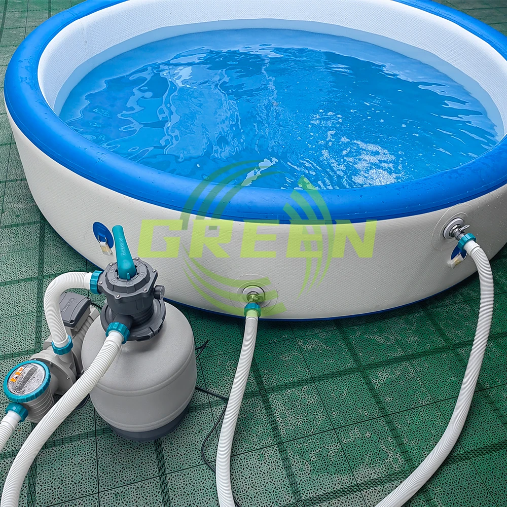 Customized Size Synchronized Diving Swimming Pool Inflatable For Outdoor Best Selling Swimming Inflatable Pool With Water Pump