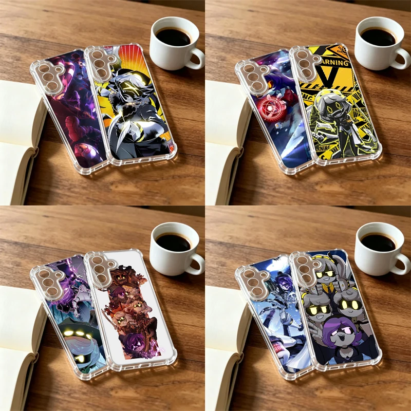 Murder Drones Villain Robot V Phone Case For Samsung A57 A37 A27 A17 A16 A26 A36 A56 A55 A35 A25 A15 Galaxy A05S A06 A07 A50 A51