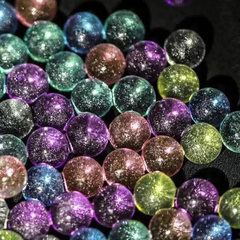 

Shiny Gel Water Beads Glitter Pearl Shaped Crystal Soil Cute New Growing Water Beads Magic Big Balls Toy Wedding DIY Decorations