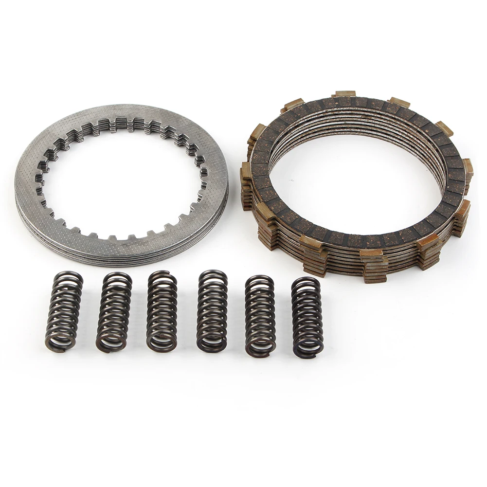 1Set Motorbike Heavy Duty Clutch Kit Disks Discs Springs For Honda CRF450R CRF450X TRX450R TRX450ER