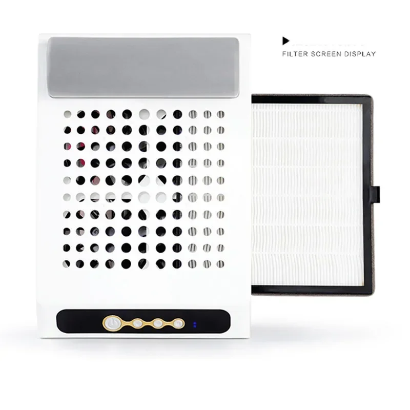 New New Rechargeable Manicure Vacuum Cleaner Mute High Suction Hand Pillow Nail Dust Machine Nail Shop Special Tools