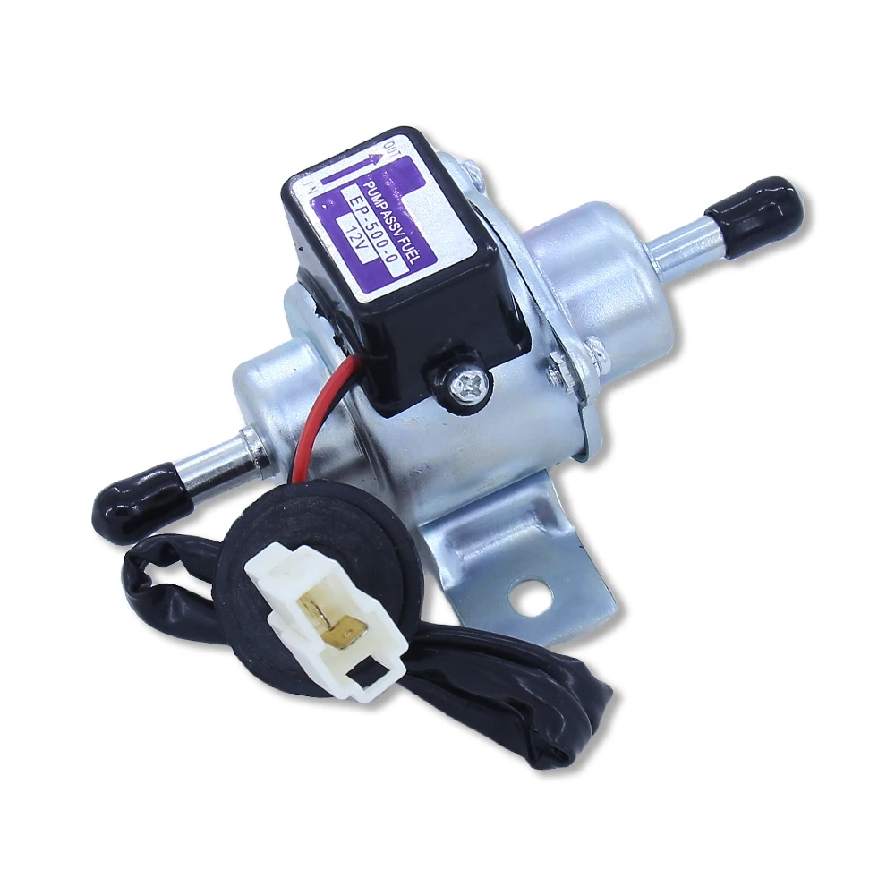 12V Universal Low Pressure 3-5 Psi Petrol or Diesel Electric Fuel Pump For Kubota Yanmar Cub Cadet EP500-0 EP-500-0 FP7901-017