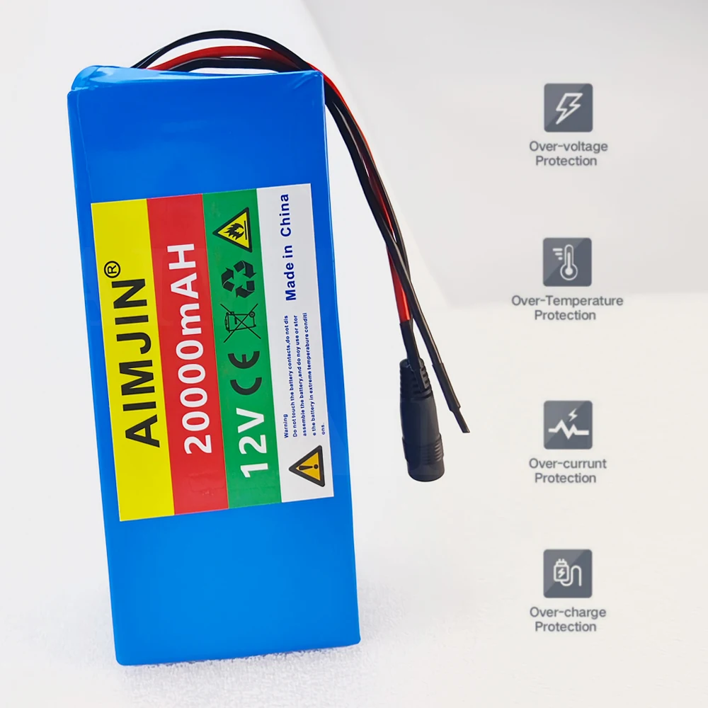 12V wiederaufladbarer 3s8p-Akku 750W 20000mAh, geeignet für Grubenlampe oder andere elektronische Geräte