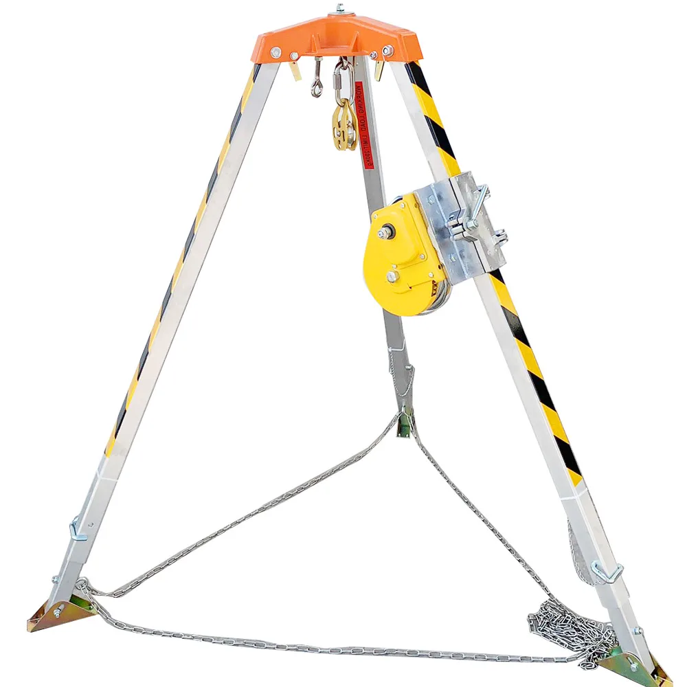 Safety Winch Rescue Aluminum Rescue Tripod Stand Rescue Workplace Safety Tripod