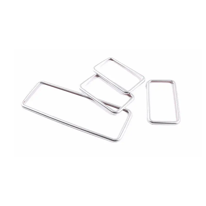 ABS Car Door Armrest Panel Window Lift Switch Button Frame Cover Trim For Land Rover Discovery Sport 2020 2021 2022 2023 Silver