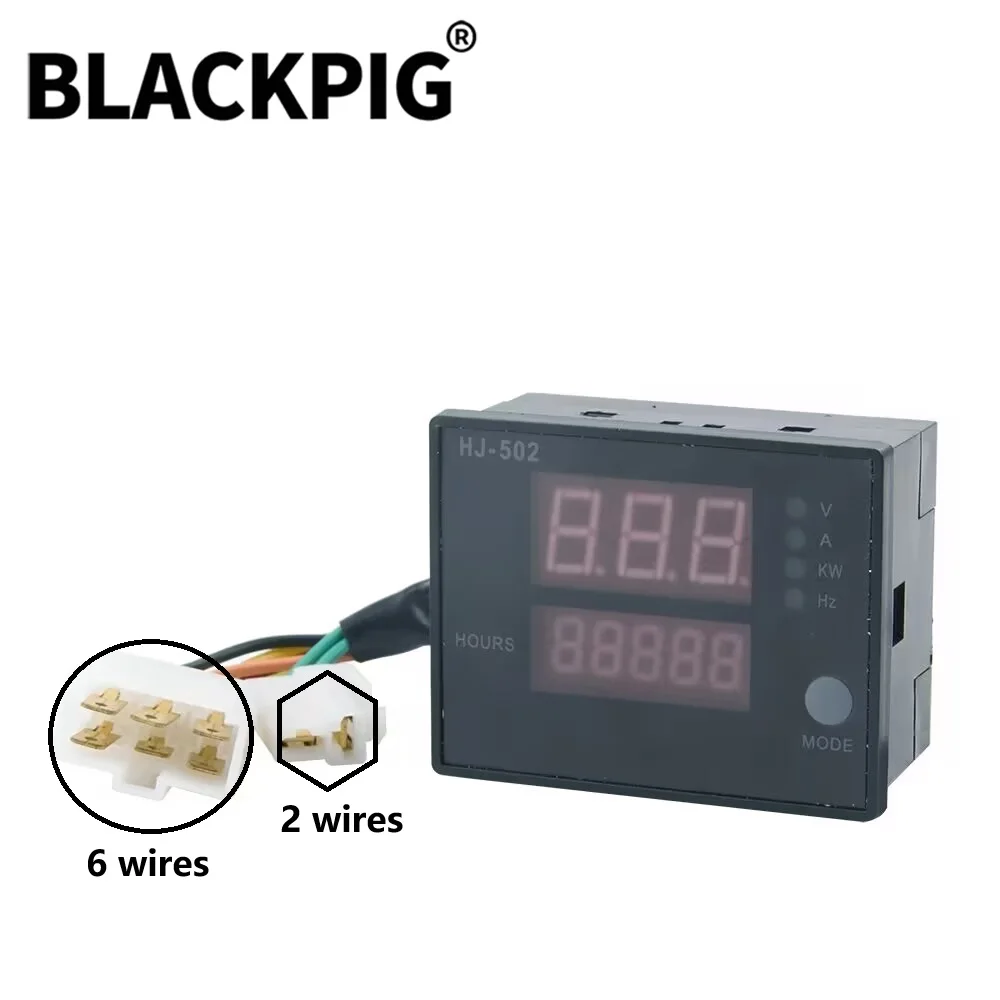 

8 Wires 4 Wires HJ-502 Generator Digital Meter With Protection Multifunction Meter Special Instrument Generator Parts