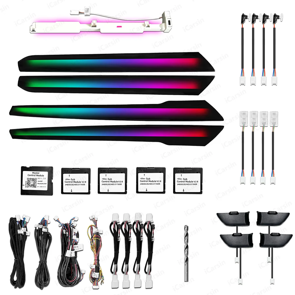 for LEXUS RX 450h 350 2016-2022 Ambient Light Dynamic Colorful Piano Black Panel Car Interior Light Upgrade Accessories