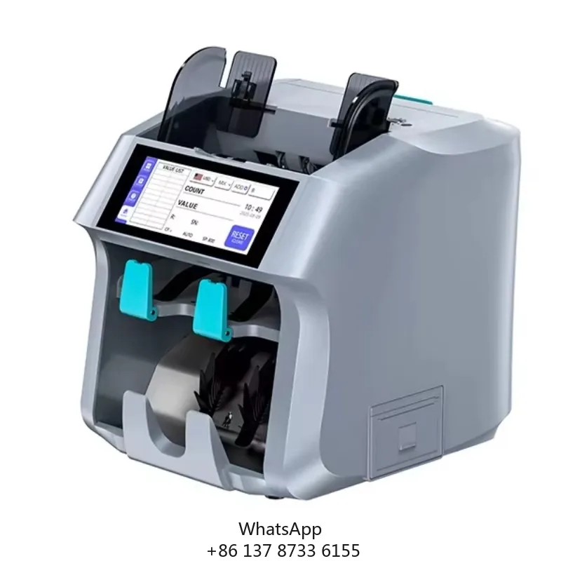 ST-3820 Touch Screen Multi-currency Discriminator CIS Bill Counter Banknote Money Counter Value Counter Money Counting Machine
