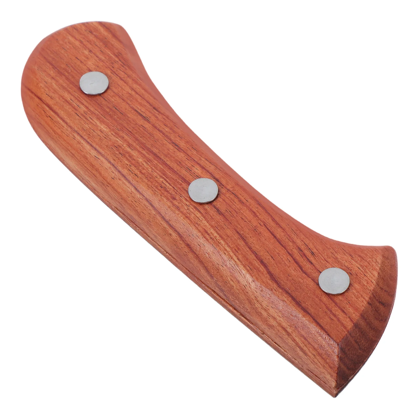 

1Set Solid Wood Kitchen Knife Handle Vintage Curved Ergonomic Replacement Grip for Home Restaurant Cutter Repair Accessories