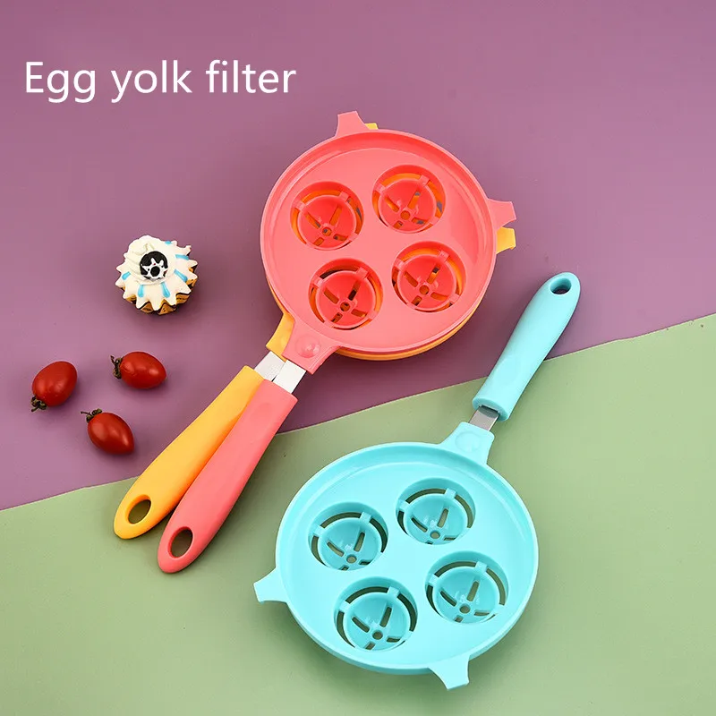 

Dried Egg Separator Egg Yolk Filter Kitchen Baking Separator Tool Cooking Tool Filter Egg Separator with Bracket