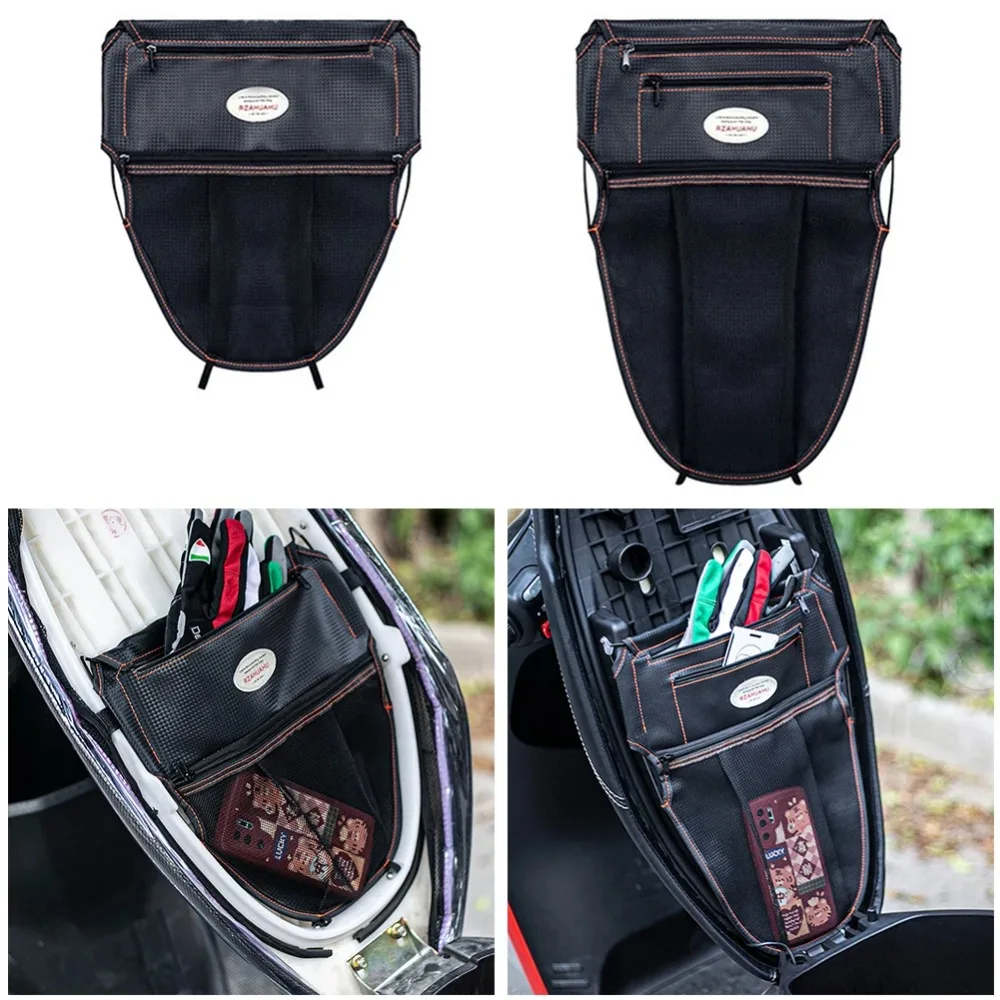 1pc Motorcycle Scooter Seat Bag Tool Storage Motorcycle Seat Accessories Motorcycle Backpack  Vespa Gts - Image 2