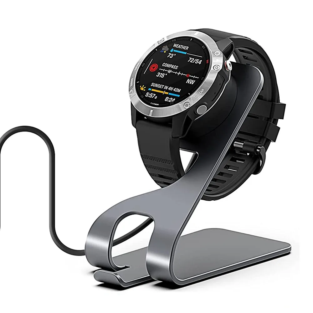 Charger Stand for Garmin Venu 4 3 3S/Fenix 8 7X Charging Vivoactive 6 5 Cable Dock Cord for Fenix 5 5X Plus 6 6X 6s/ Instinct 3