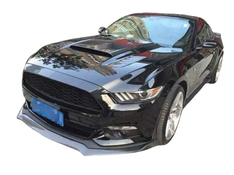 Carbon Fiber 2015 to 2017 Ford Mustang RRoush Style Front Lip Splitter Body kit Fit For Mustang Front Lip