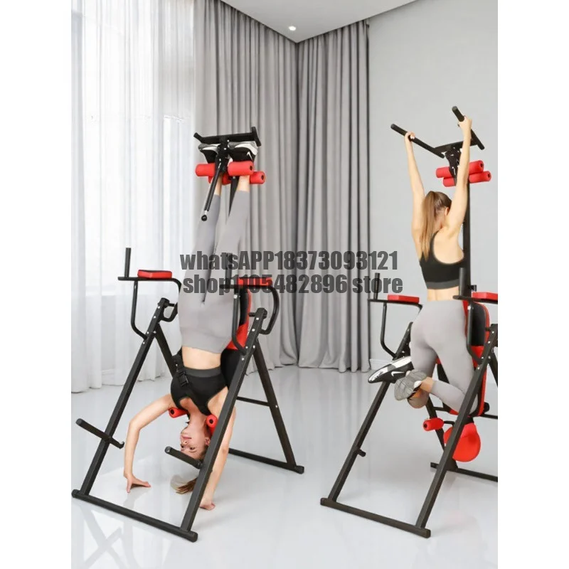 Inverted machine Household auxiliary exercise equipment Intervertebral disc stretching heightening inverted crane