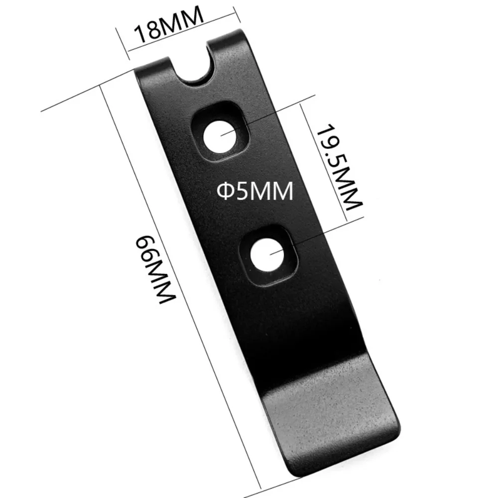 1 Piece K-type Sheath Clip, Kydex Material Belt Clip, K-type Sheath Back Clip / Belt Clip Sheath Accessory