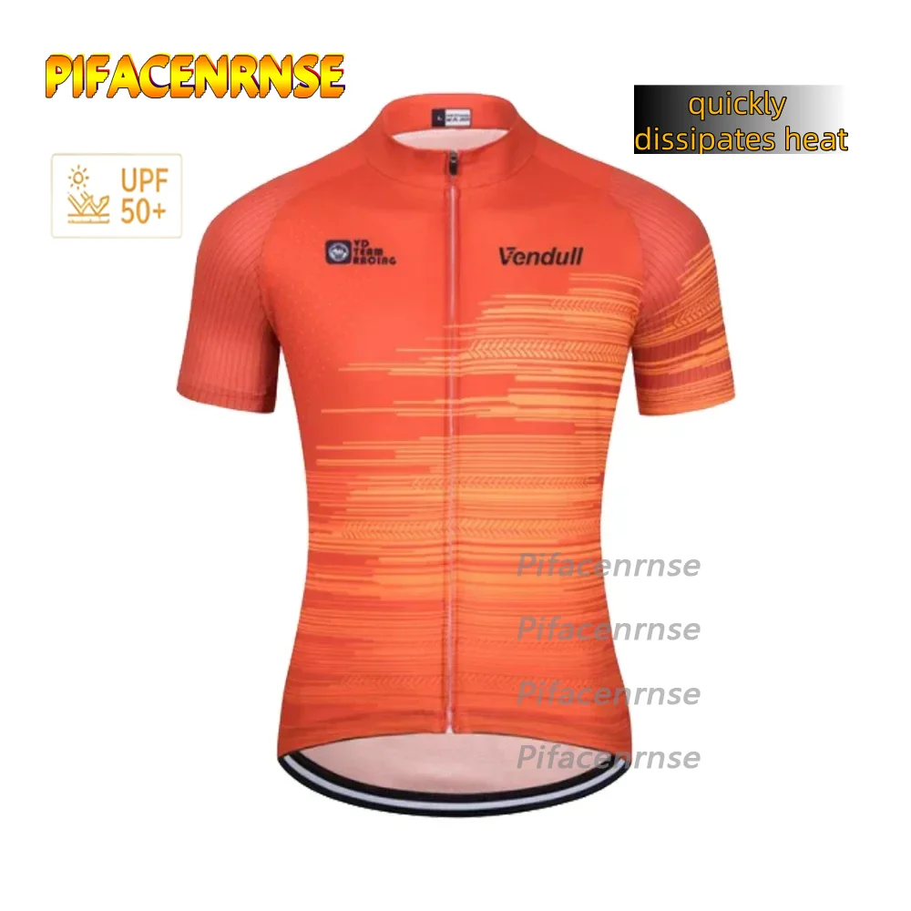 

Vendull Cycling Jersey MTB Road Bike Cycling Jersey Short Sleeve Maillot Ciclismo Hombre High Quality Bicycle Cycling Clothing
