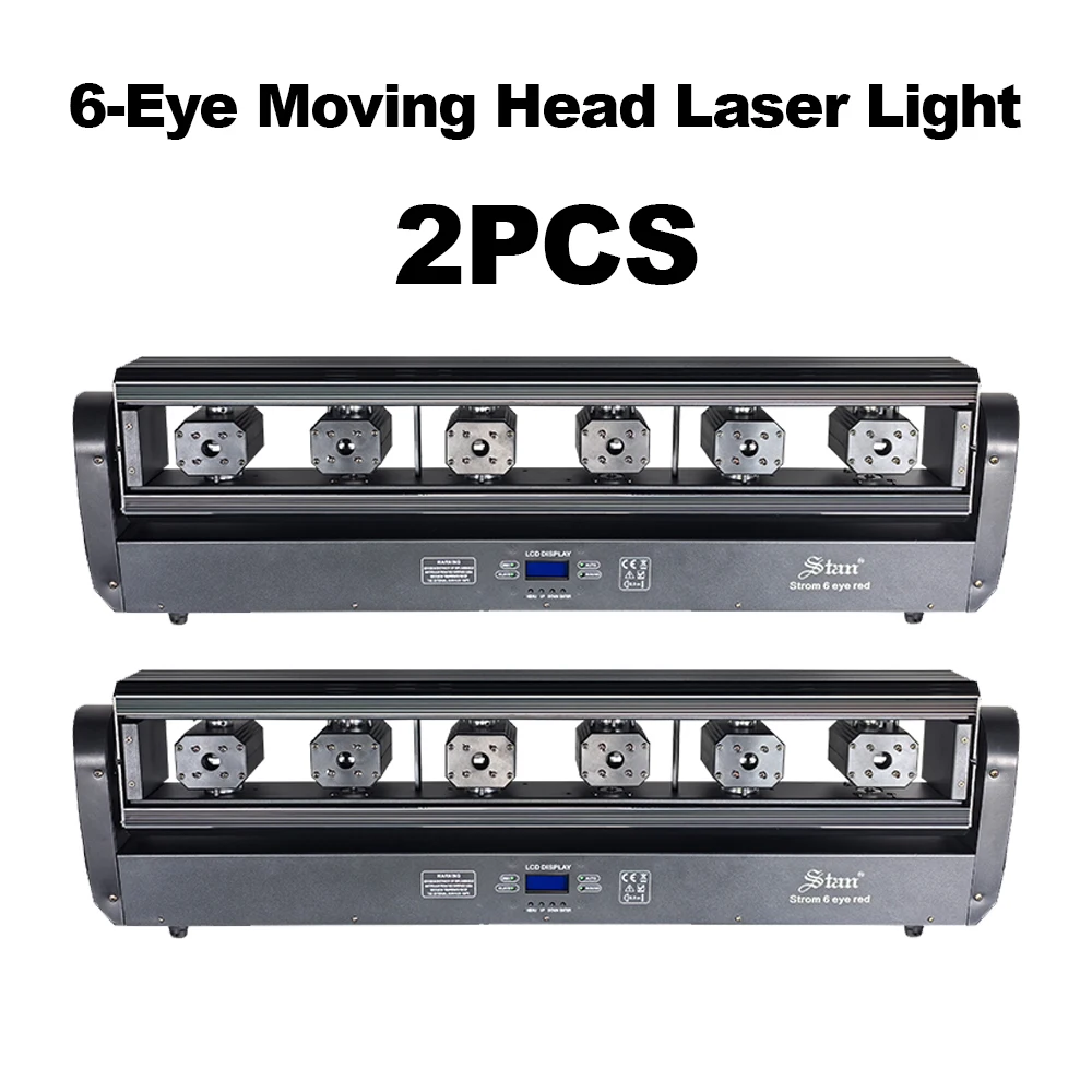 

2PCS 150W Professional Laser Light 500mW RGB or Single Color 270°X/145°Y Scan DMX512 Sound Activated for Bar KTV Nightclub Disco