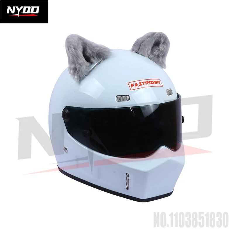 Helmet decoration three-dimensional ears Electric motorcycle helmet accessories Ski helmet accessories ears capacete de moto