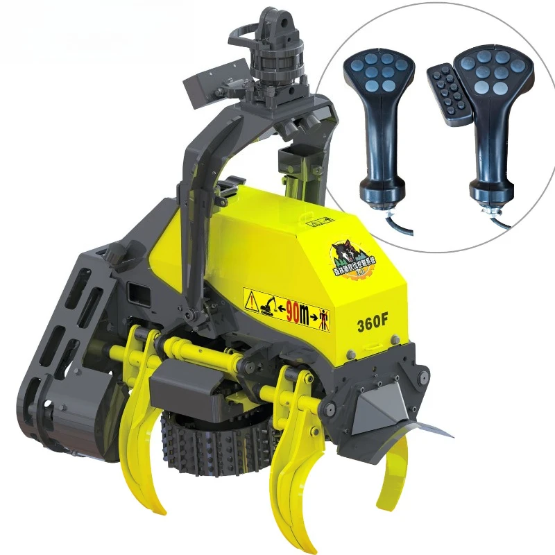 Branch-grabbing logging machine Precise segmented forestry wood-breaking logging equipment