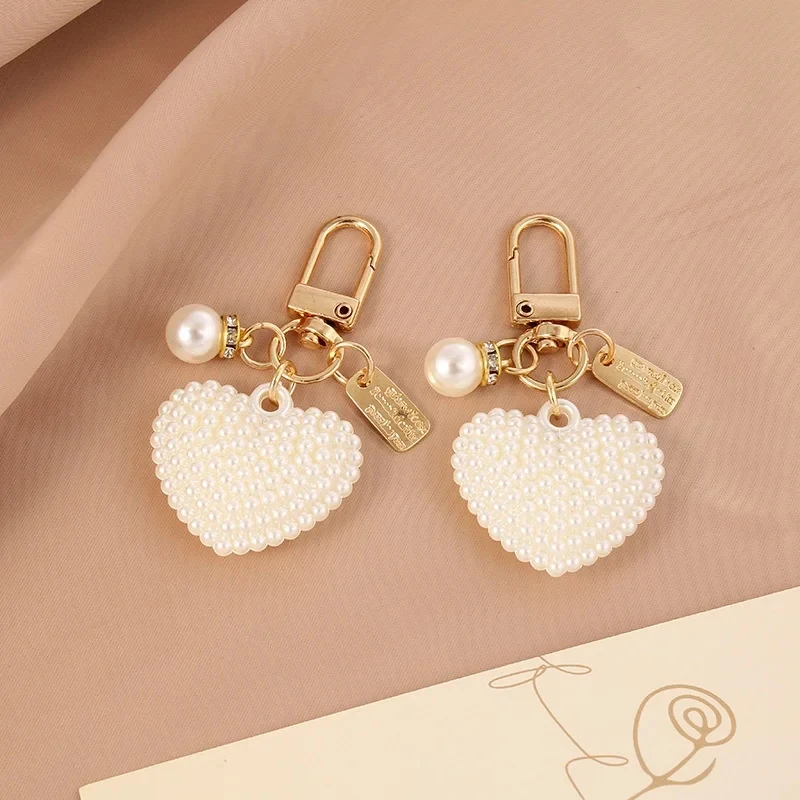 Elegant Pearl Keychain,Pearl,Keychain,Pendant,DIY,Car Keys,Accessories for Women, Stylish gift image 4