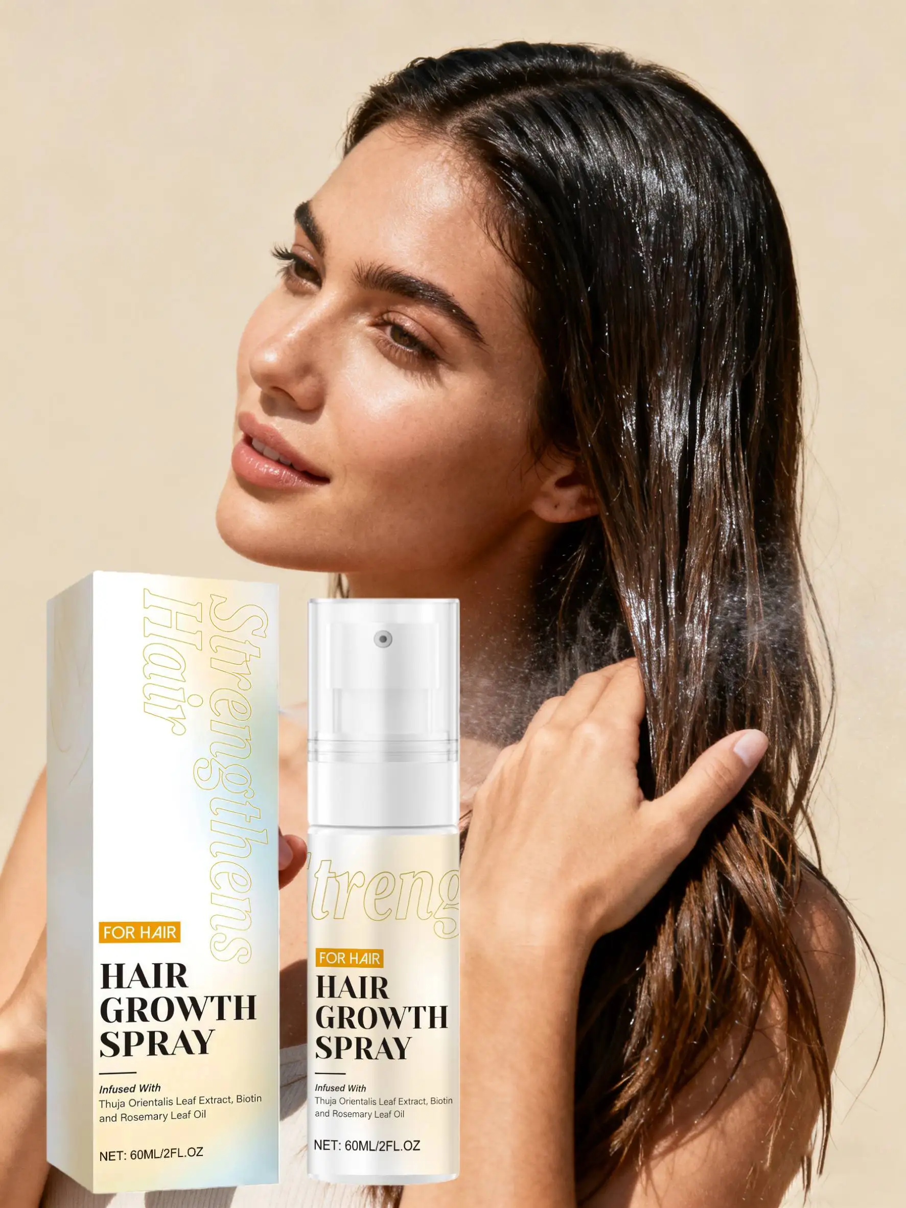 

Rosemary Scalp Nourishing Spray Promote Growth Activate Hair Follicles Regulating Scalp Oil Secretion Plump & Fluffy Hair Serum