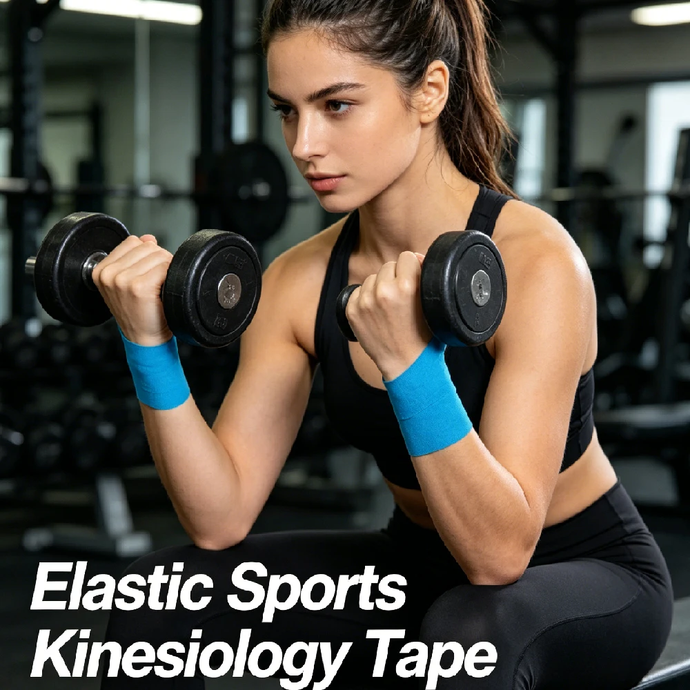 Sweatproof Waterproof Pre‑Cut Wrist Compression Kinesiology Patch For Sports Workout Housework Computer Working