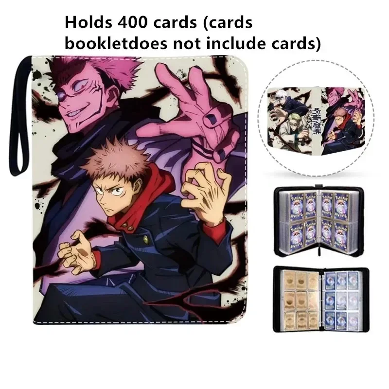Anime Jujutsu Kaisen Collection 400pcs/900pcs Phantom Parade Card Album Book Card Zipper Game Cards Binder Holder kids Gift
