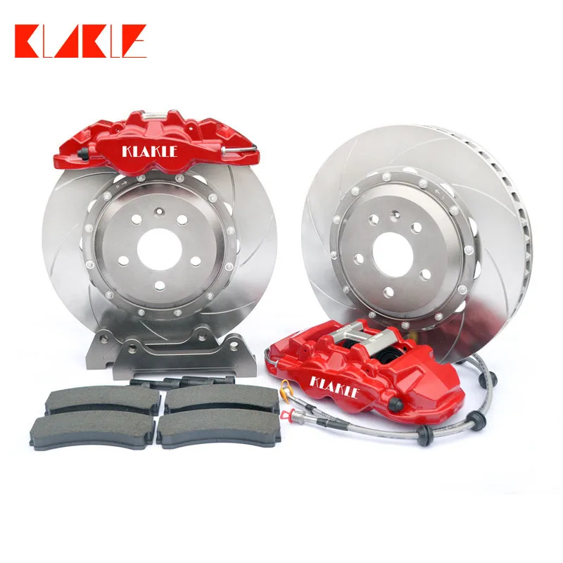 

KLAKLE 4 Big Pot Brake Disc Rear Brake System 8560 Brake Caliper Kit For Benz E300