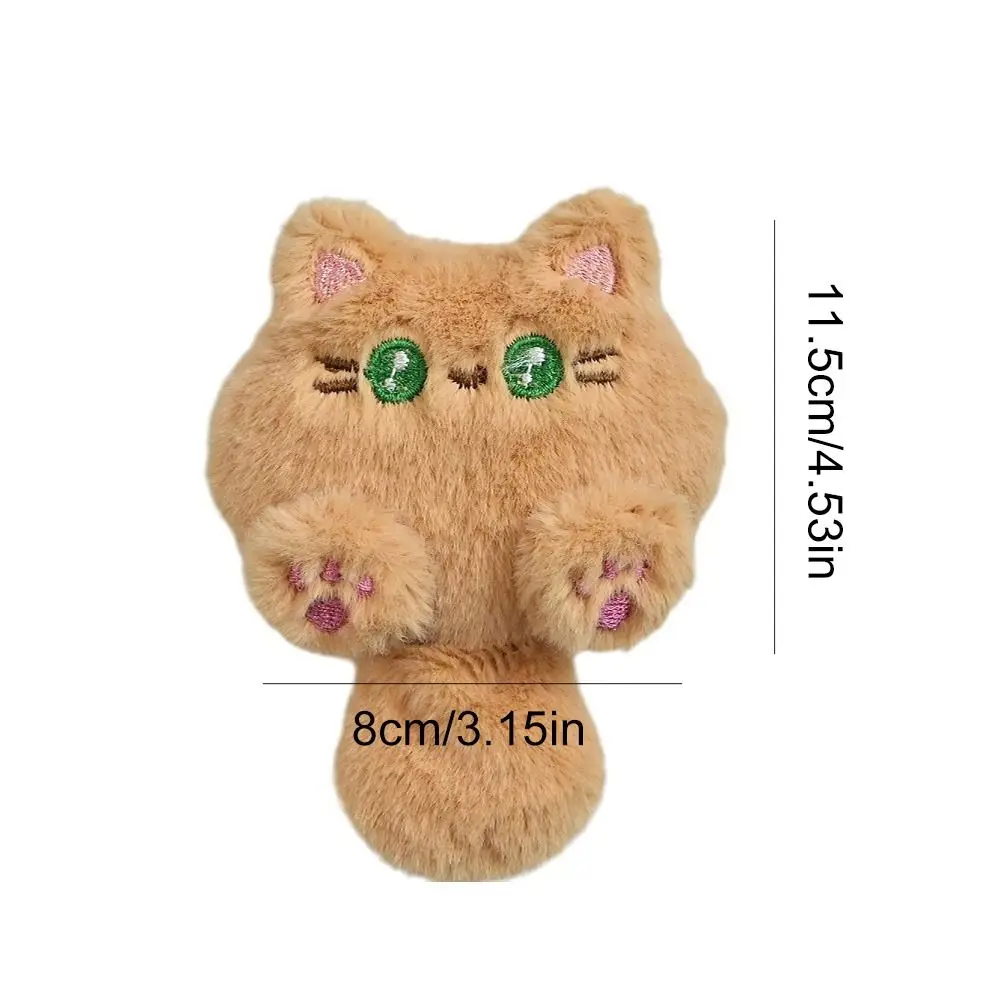 Kawaii Cat Plush Keychain Rabbit Doll Keyring Bear Pendant with  Soft Lovely Creative Cartoon Plush Stuffed Toy