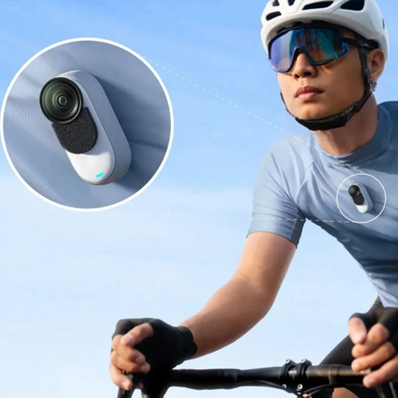 Untuk Insta360 GO 3/GO 3S katun tahan angin, aksesori kamera olahraga peredam bising Radio katun tahan angin lengket