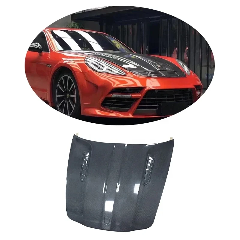 

Car Engine Hood Carbon Fiber Hood Bonnets for Panamera 970.1 970.2 2010 - 2017